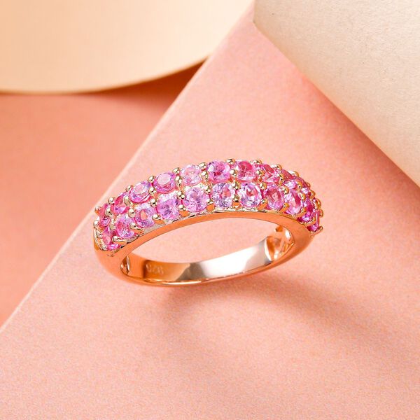 Rosa Saphir-Ring - 1,78 ct. image number 2