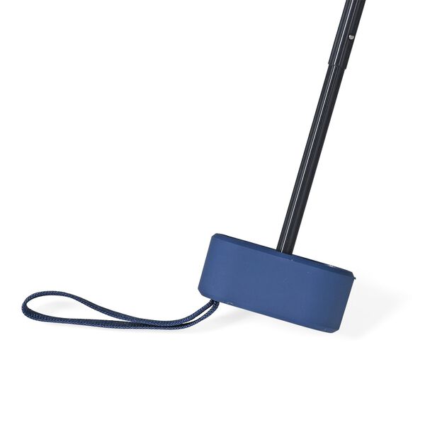 Sturmfester Pocketschirm mit UV-Schutz und Etui, 91x52cm, Marineblau image number 4