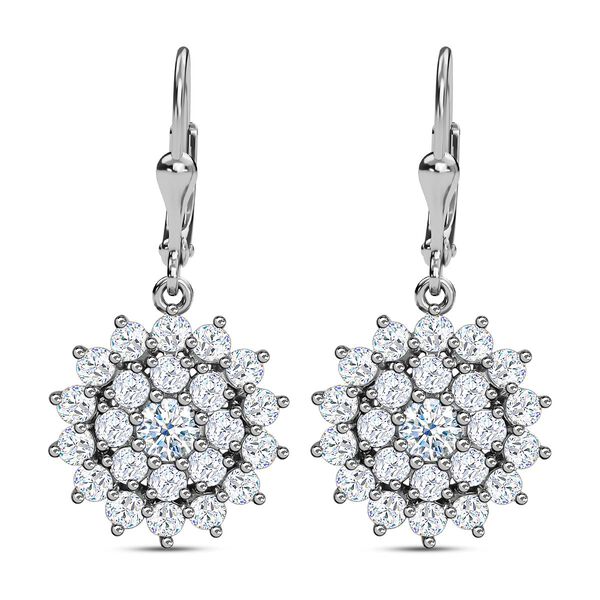 Moissanit Ohrh&auml;nger- 3,12 ct.