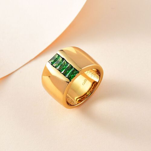 Grüner Zirkonia-Ring - 1,66 ct. image number 1