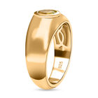 AA Natürlicher Peridot Ring, 925 Silber Gelbgold Vermeil, (Größe 20.00) ca. 0.41 ct image number 4