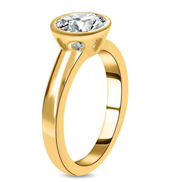 Nat&uuml;rlicher, wei&szlig;er Zirkon-Ring - 2,36 ct. image number 5