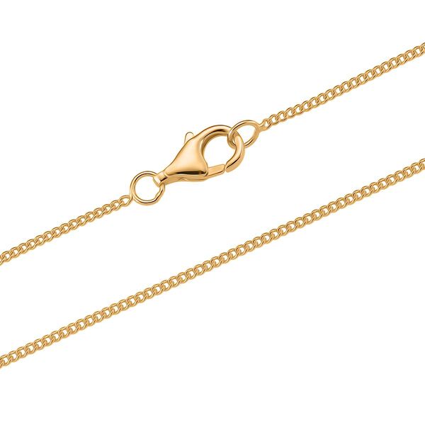 RADIANTA GRA zertifiziert Moissanit (D-VVS) Halskette ca. 45 cm 925 Silber vergoldet ca. 0.51 ct image number 6