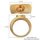 Citrin Solitär Ring in Goldton, 1,03 ct. image number 5