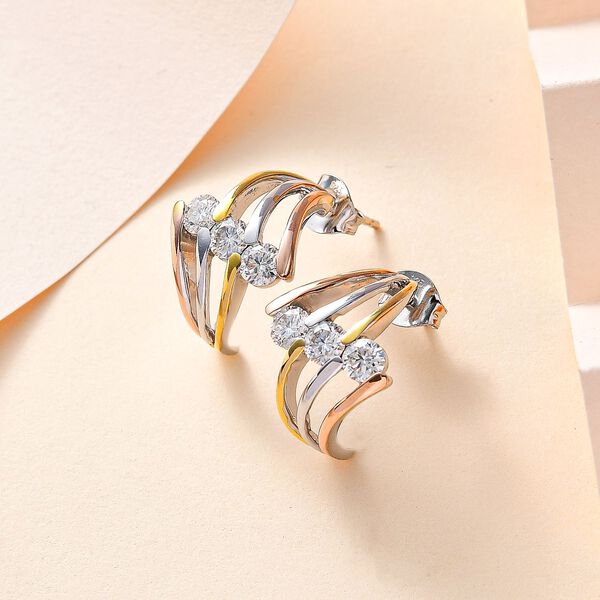 EF Moissanit Ohrringe - 1,37 ct. image number 7