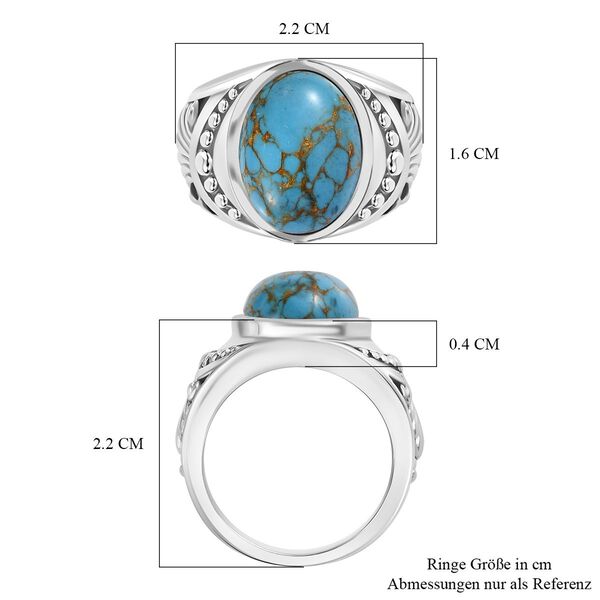 Blauer T&uuml;rkis-Ring - 5,56 ct. image number 7