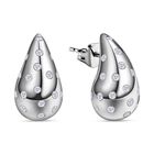 Moissanit Ohrringe 925 Silber rhodiniert ca. 0.96 ct