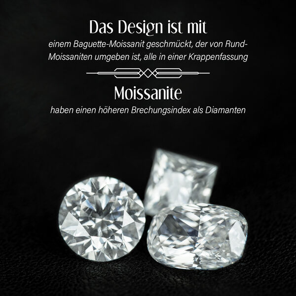 Moissanit Anhänger - 2,89 ct. image number 4
