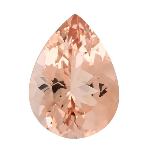 Morganite Pear 15x10 Faceted Cut 4A 5.00 Ct image number 0