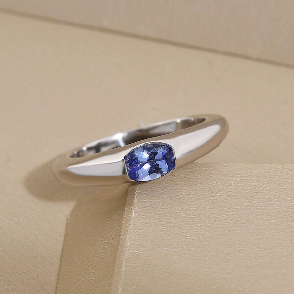 Tansanit Solit&auml;r Ring 0 0,46 ct. image number 2