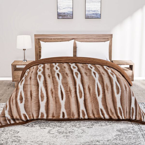 Kuschelige Winterdecke,  2,0 x 2,3 m, Coffee image number 3