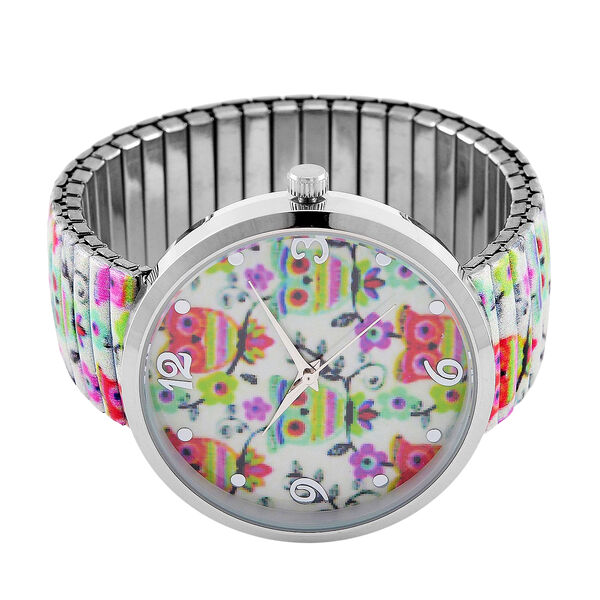 STRADA Armbanduhr &ndash; Eulen-Design, Japanisches Uhrwerk, Wasserresistent image number 5