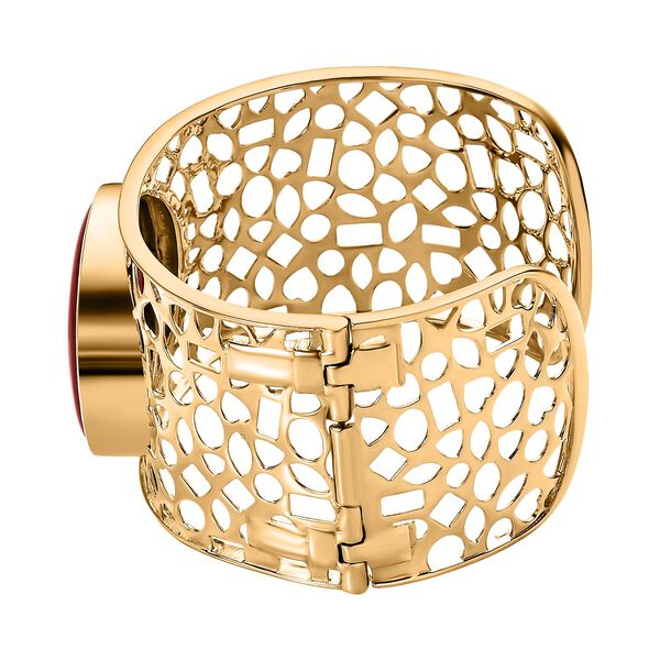 Roter Achat-Armreif, 19 cm - 67,55 ct. image number 4