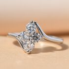 Moissanit floraler Ring, image number 1