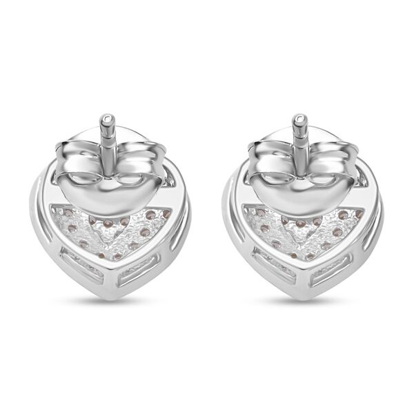 LUSTRO STELLA wei&szlig;es Zirkonia Schmuckset im Herz-Design image number 8