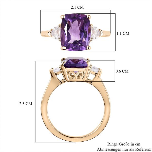 Afrikanisches Amethyst und Zirkon-Schmuckset - 6,30 ct. image number 7