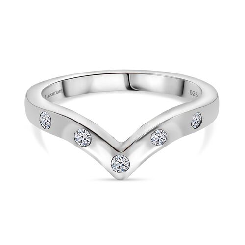 LUXURIANT DIAMOND- SI-GH Labor Diamant Ring, 925 Silber rhodiniert - 0,20 ct. image number 0