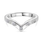 LUXURIANT DIAMOND - Lab Grown Diamant SI-GH Ring 925 Silber rhodiniert (Größe 21.00) ca. 0.20 ct