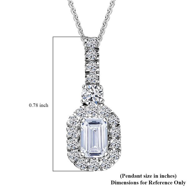 LUXURIANT DIAMOND - Lab Grown Diamant SI-GH Anh&auml;nger mit Kette, ca. 50 cm 925 Silber rhodiniert ca. 1.00 ct image number 6