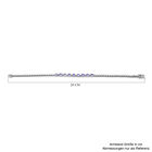 Tansanit Armband ca 19 cm 925 Silber platiniert ca. 3,15 ct image number 2