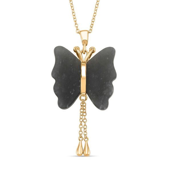 D'Joy nat&uuml;rlicher Olmek Jadeit Anh&auml;nger mit 50cm Kette - 20 ct. image number 0