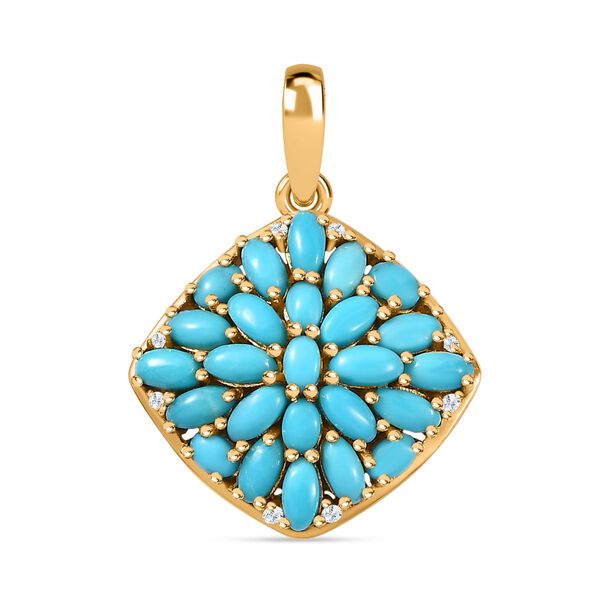 Sleeping Beauty T&uuml;rkis Anh&auml;nger - 2,21 ct.