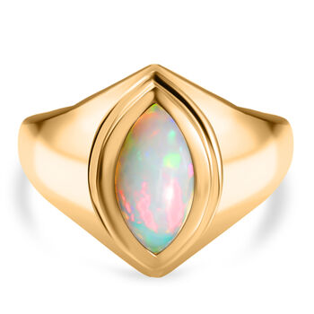 Nat&uuml;rlicher, &auml;thiopischer Opal-Ring - 1,13 ct.