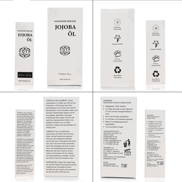 SQIN Botanicals- Kaltgepresstes, nat&uuml;rliches Jojoba&ouml;l image number 7