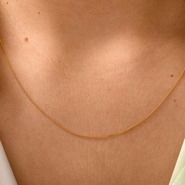 Verstellbare Panzerkette, ca. 50 cm, 585 Gold image number 2