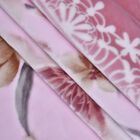 Wolkenweiche Decke mit floralem Muster, 200x230cm, pink image number 4