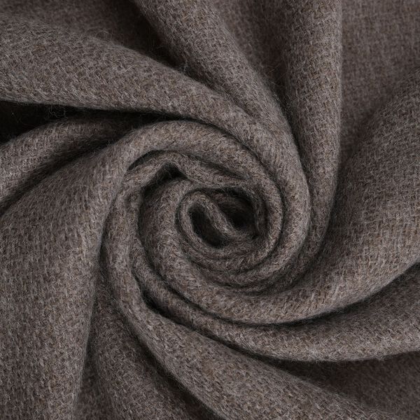 Gewebter Schal mit Fransen, Dunkelgrau image number 5