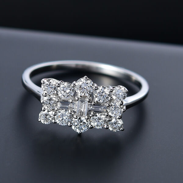 LUXURIANT DIAMOND - Lab Grown Diamant VS-EF SGL zertifiziert Ring 375 Gold (Gr&ouml;&szlig;e 18.00) ca. 1.00 ct image number 1