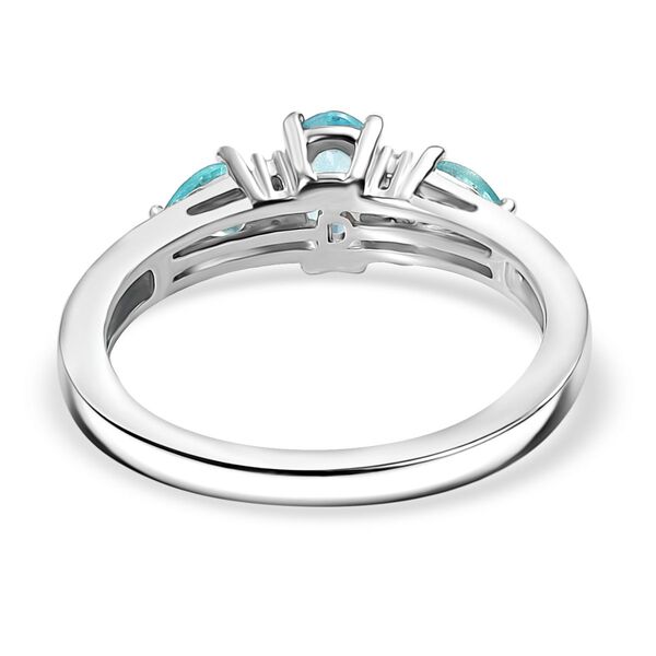 Djoy AA Betroka Blauer Apatit Ring 925 Silber rhodiniert (Gr&ouml;&szlig;e 19.00) ca. 0.92 ct image number 5