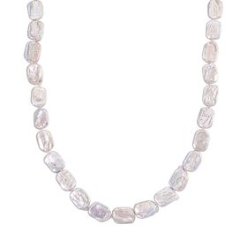 D'Joy weiße Keshi Perle 50cm Halskette