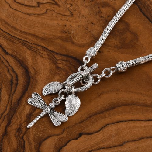 Royal Bali Kollektion- Libellen-Halskette, 50 cm - 20,62g image number 1