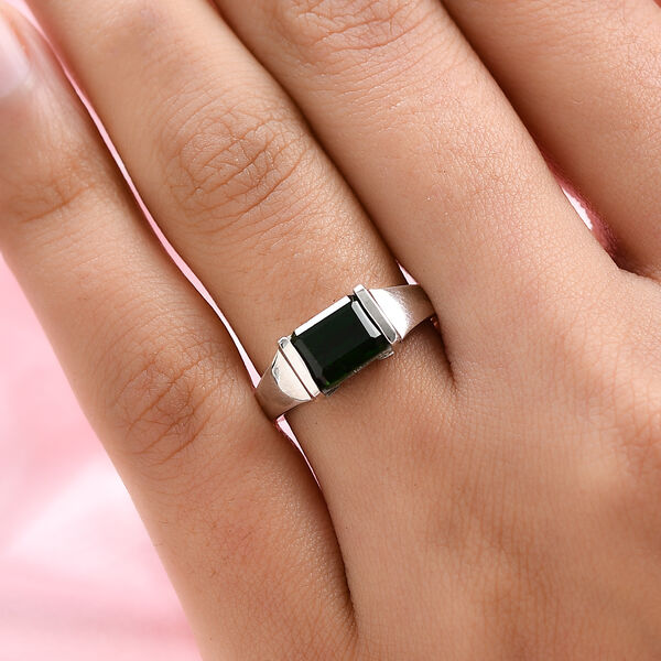 Natürlicher Chromdiopsid-Ring - 1,85 ct. image number 3