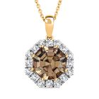 LUXURIANT DIAMOND - AAA Turkizit, Lab Grown Diamant Schmuckset ca. 50 cm 417 Gold ca. 4,51 ct.