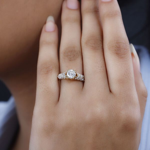 Moissanit Ring - 1,22 ct. image number 3