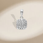 Weißer Diamant Anhänger, 925 Silber platiniert, ca. 0.25 ct image number 2