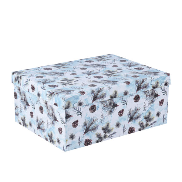 10er-Set Weihnachten Geschenkboxen, Weihnachtsmotiv, Blau&nbsp; image number 3