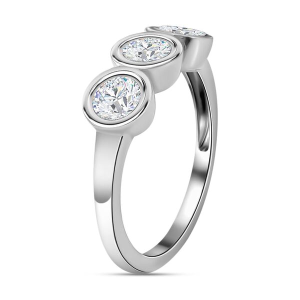 Moissanit Ring, ca. 1.30 ct image number 6