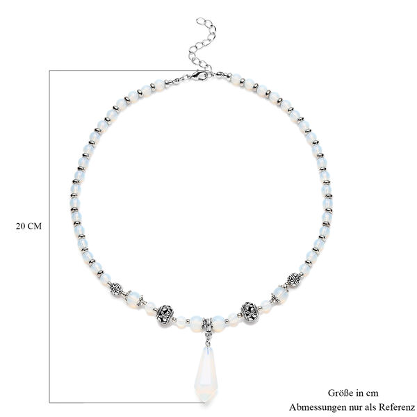 Opalith-Halskette in Silberton image number 5