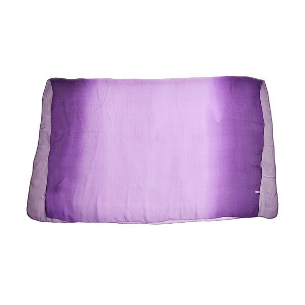 LA MAREY handgemalter Damen Schal aus Seidenchiffon, Violett image number 2