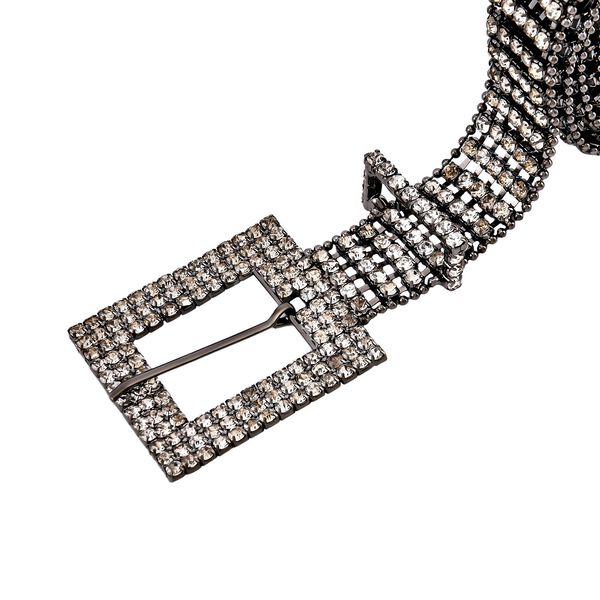 Kristallg&uuml;rtel, L120cm, schwarz image number 4