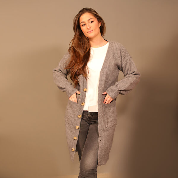 Cardigan, Grau image number 3