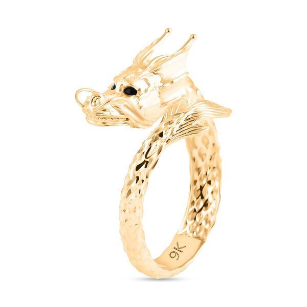 Royal Bali Kollektion- Drachen Ring und Anh&auml;nger in 375 Gold image number 4