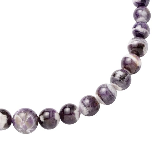 Zweifarbige Amethyst Halskette, ca. 50 cm, 925 Silber rhodiniert ca. 450.00 ct image number 3