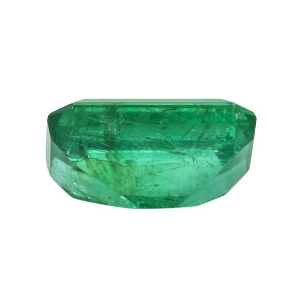 AAAA sambischer Smaragd ungefasster Edelstein, Asscher- und Facettenschliff - 1,10 ct. image number 2