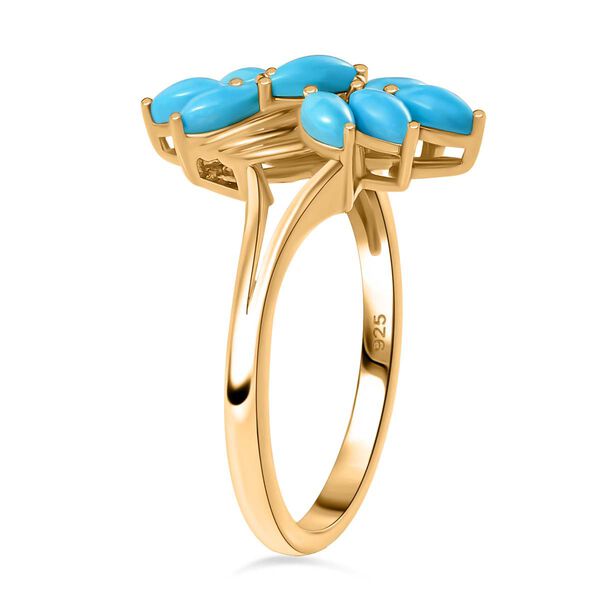 AAA amerikanischer Sleeping Beauty Türkis-Ring - 1,56 ct. image number 5