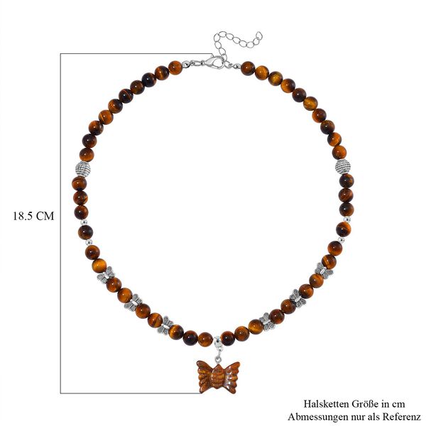 Tigerauge Halskette, 45 cm - 235 ct. image number 5